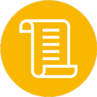 Legal scroll icon
